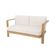 sofa 2p doll crema cafe 2